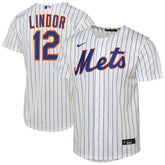 Francisco Lindor New York Mets Nike Youth Home Replica Player Jersey discount