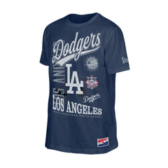 Los Angeles Dodgers New Era Oversized Throwback Distressed T-Shirt Online