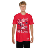 St. Louis Cardinals New Era Oversized Throwback Distressed T-Shirt Clearance