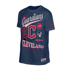 Cleveland Guardians New Era Oversized Throwback Distressed T-Shirt discount