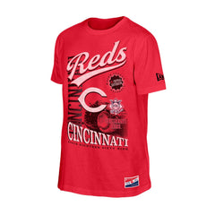 Cincinnati Reds New Era Oversized Throwback Distressed T-Shirt Near Me