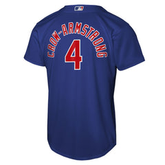 Pete Crow-Armstrong Chicago Cubs Nike Youth Alternate Replica Jersey Lifestyle