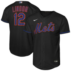 Francisco Lindor New York Mets Nike Youth Alternate Replica Jersey Clearance