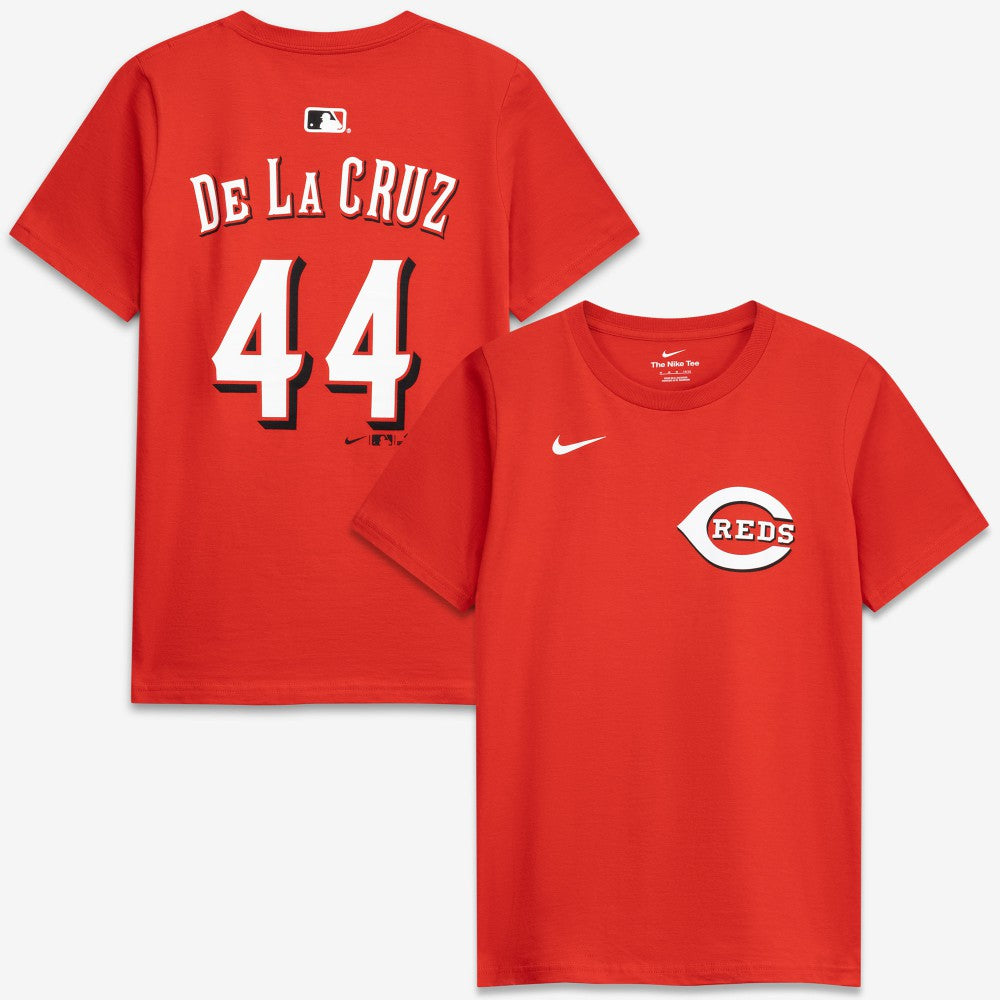 Elly De La Cruz Cincinnati Reds Nike Youth Name & Number T-Shirt Lifestyle