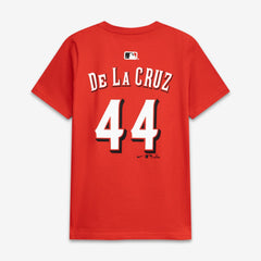 Elly De La Cruz Cincinnati Reds Nike Youth Name & Number T-Shirt Lifestyle
