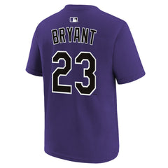 Kris Bryant Colorado Rockies Nike Youth Name & Number T-Shirt On Sale