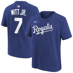 Bobby Witt Jr. Kansas City Royals Nike Youth Name & Number T-Shirt for sale