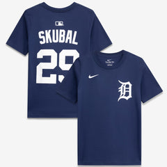 Tarik Skubal Detroit Tigers Nike Youth Name & Number T-Shirt Sale
