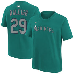Cal Raleigh Seattle Mariners Nike Youth Name & Number T-Shirt Near Me