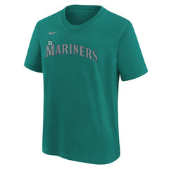 Julio Rodríguez Seattle Mariners Nike Youth Name & Number T-Shirt On Sale