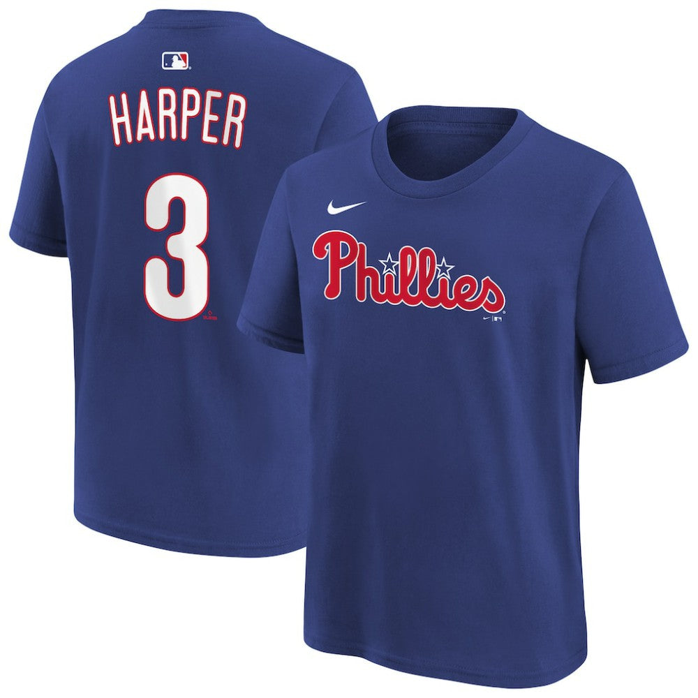 Bryce Harper Philadelphia Phillies Nike Youth Name & Number T-Shirt Near Me