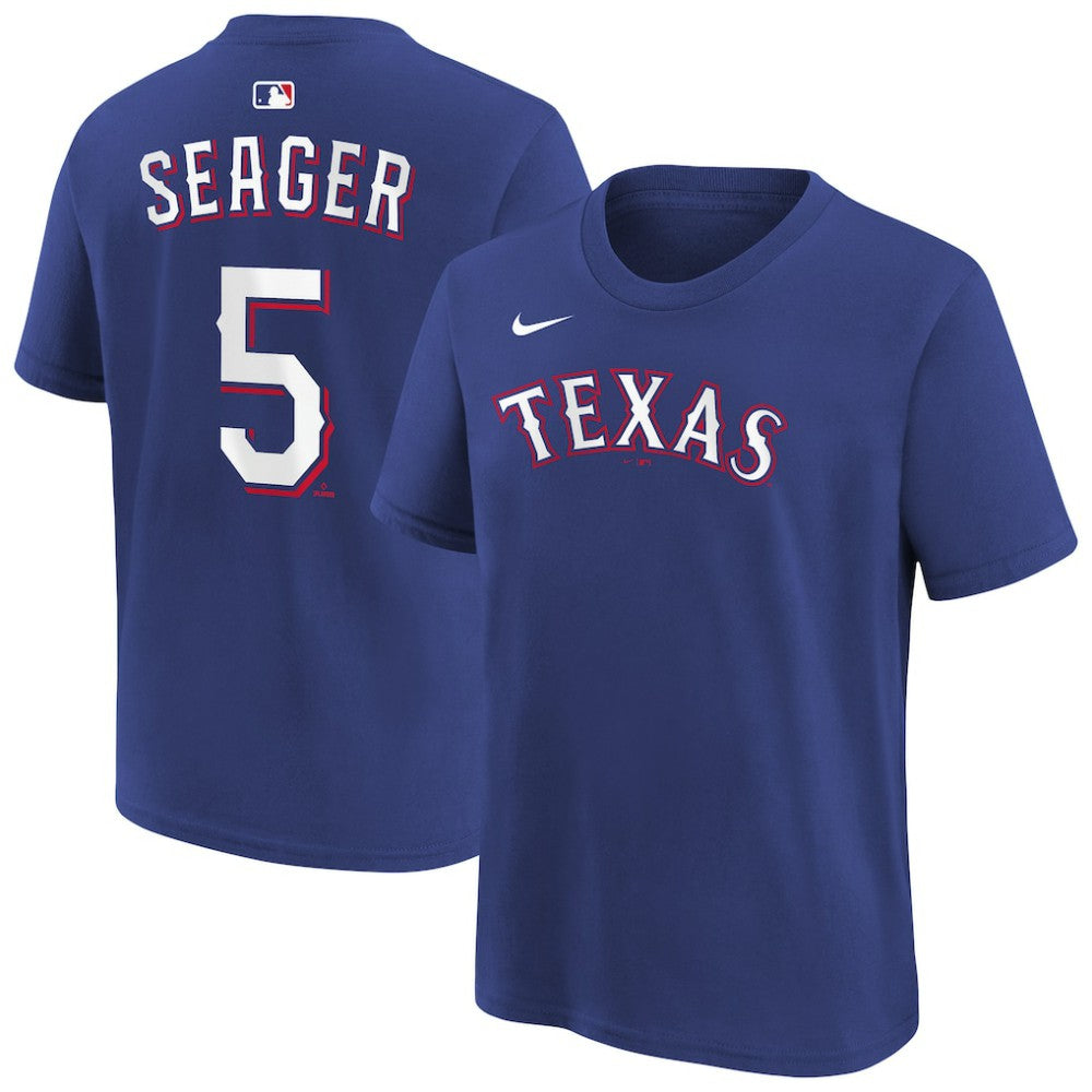 Corey Seager Texas Rangers Nike Youth Name & Number T-Shirt On Sale