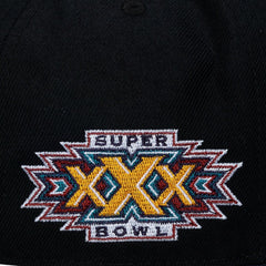 Dallas Cowboys Super Bowl XXX Champions Lux Pro Snapback Black - Mitchell & Ness