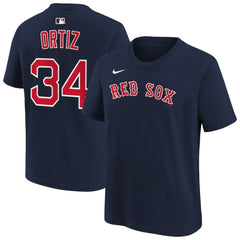 David Ortiz Boston Red Sox Nike Youth Name & Number T-Shirt discount