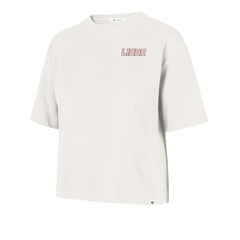 Detroit Lions '47 Women's Love Letter Reed City T-Shirt Cream - 47 brand