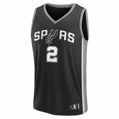 Fanatics - Dylan Harper San Antonio Spurs 2025 NBA Draft First Round Pick Fast Break Replica Jersey - Icon Edition - Black