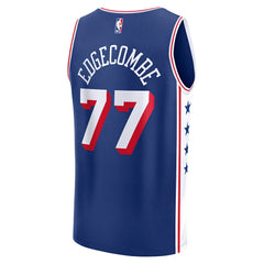 Fanatics - V. J. Edgecombe Philadelphia 76ers Youth 2025 NBA Draft First Round Pick Fast Break Replica Jersey - Icon Edition - Royal