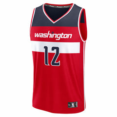 Fanatics - Tre Johnson III Washington Wizards 2025 NBA Draft First Round Pick Fast Break Replica Jersey - Icon Edition - Red