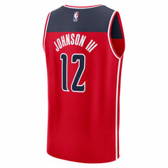 Fanatics - Tre Johnson III Washington Wizards 2025 NBA Draft First Round Pick Fast Break Replica Jersey - Icon Edition - Red