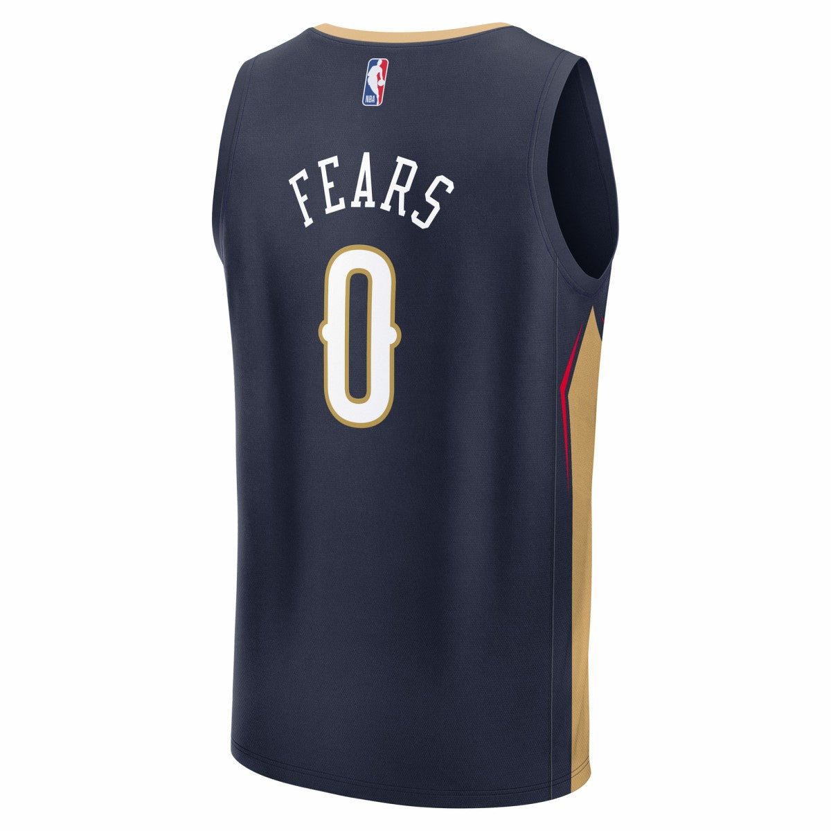 Jeremiah Fears New Orleans Pelicans 2025 NBA Draft First Round Pick Fast Break Replica Jersey - Icon Edition - Navy | NBA Jerseys
