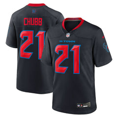 Nick Chubb Houston Texans Alternate 2 Game Jersey Navy - Nike