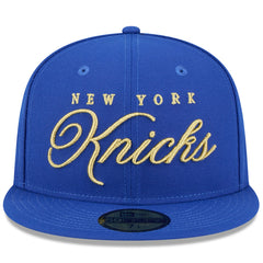 New Era - New York Knicks 2026 NBA All-Star Game Script 59FIFTY Fitted Hat - Blue