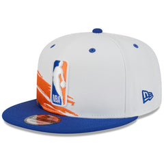 New Era - New York Knicks 2026 NBA All-Star Game Brushstroke 9FIFTY Snapback Hat - White/Blue