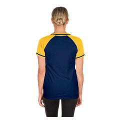 Milwaukee Brewers New Era Women's Gameday V-Neck T-Shirt Lifestyle