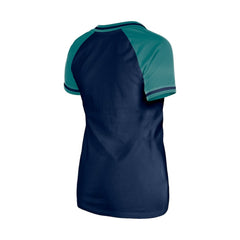 Seattle Mariners New Era Women's Gameday V-Neck T-Shirt Clearance