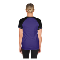 Colorado Rockies New Era Women's Gameday V-Neck T-Shirt Lifestyle