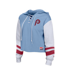 Philadelphia Phillies New Era Women's Boxy Lace-Up Hoodie Near Me
