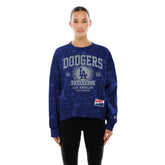 Los Angeles Dodgers New Era Women's Throwback Oversized Boxy Sweatshirt for sale