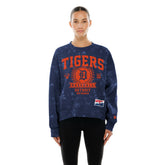 Detroit Tigers New Era Women's Throwback Oversized Boxy Sweatshirt Online