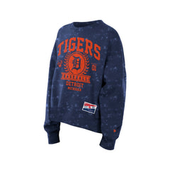 Detroit Tigers New Era Women's Throwback Oversized Boxy Sweatshirt Online