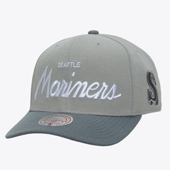 Seattle Mariners Mitchell & Ness Cooperstown Thunderstorm Head Coach Pro-Crown Adjustable Hat discount