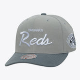 Cincinnati Reds Mitchell & Ness Cooperstown Thunderstorm Head Coach Pro-Crown Adjustable Hat Sale