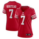 Thomas Morstead San Francisco 49ers Women's Team Game Jersey Scarlet - Nike