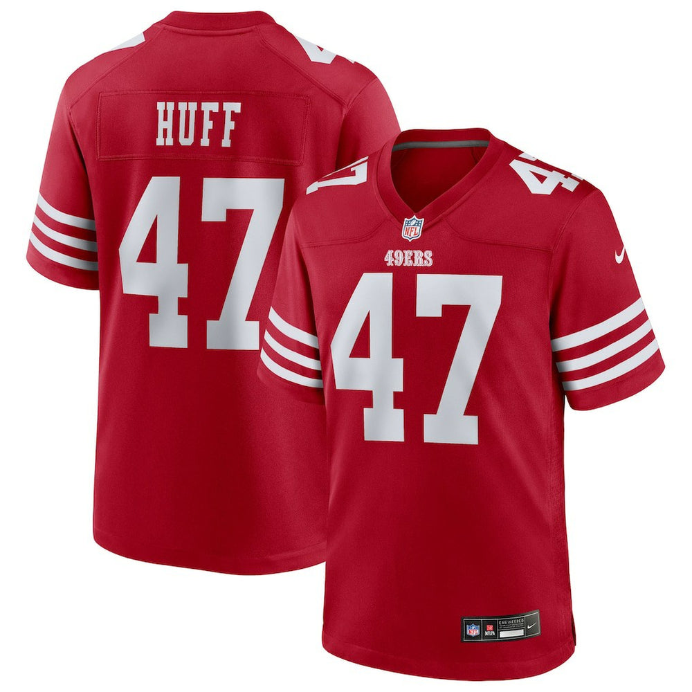Bryce Huff San Francisco 49ers Team Game Jersey Scarlet - Nike