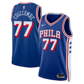 Nike - V. J. Edgecombe Philadelphia 76ers Unisex 2025 NBA Draft First Round Pick Swingman Jersey - Icon Edition - Royal