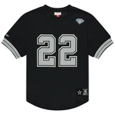 Emmitt Smith Dallas Cowboys Retired Player Name & Number Mesh Top Black - Mitchell & Ness