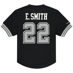 Emmitt Smith Dallas Cowboys Retired Player Name & Number Mesh Top Black - Mitchell & Ness
