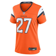 J.K. Dobbins Denver Broncos Women's Team Game Jersey Orange - Nike