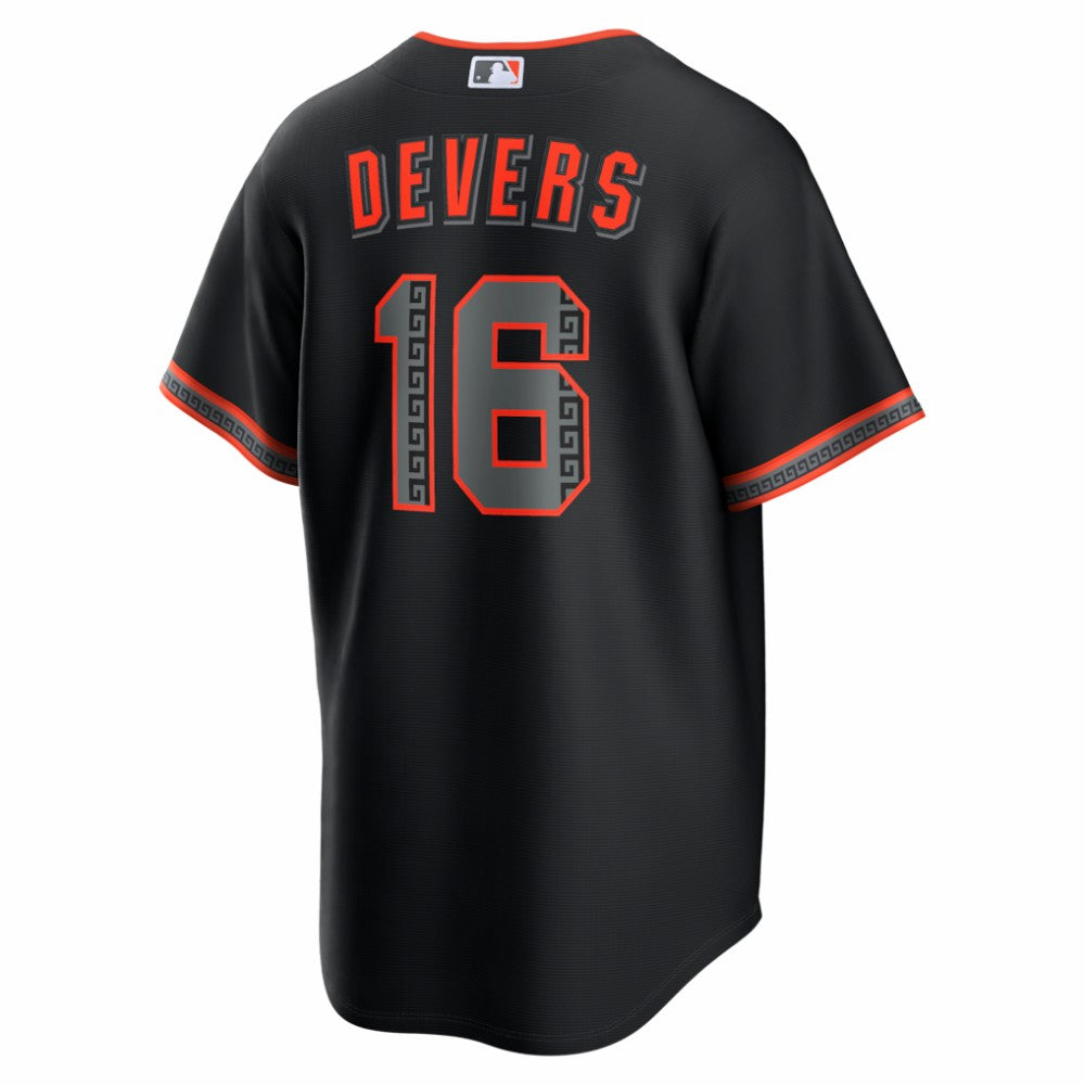 Rafael Devers San Francisco Giants Nike Alternate Replica Jersey - Black | MLB Jerseys