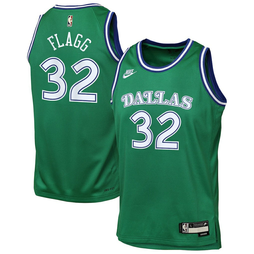 Nike - Cooper Flagg Dallas Mavericks Youth Swingman Jersey - Classic Editi- Green