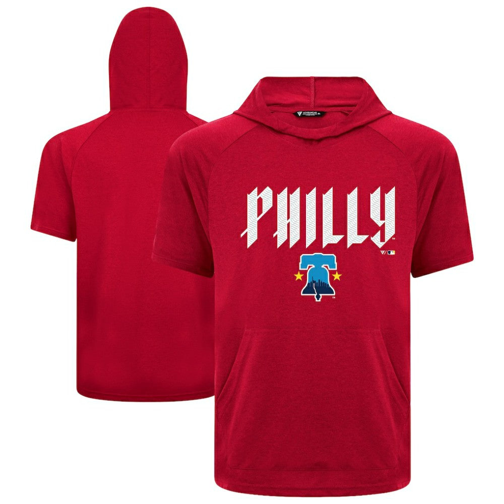 Philadelphia Phillies Levelwear City Connect Phase Back Plash Hoodie T-Shirt Lifestyle
