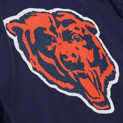 Chicago Bears Coaches Full-Snap Hooded Windbreaker Jacket Navy - Mitchell & Ness