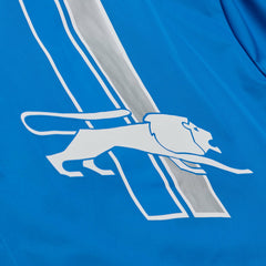 Detroit Lions Coaches Full-Snap Hooded Windbreaker Jacket Blue - Mitchell & Ness