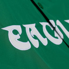Philadelphia Eagles Coaches Full-Snap Hooded Windbreaker Jacket Kelly Green - Mitchell & Ness