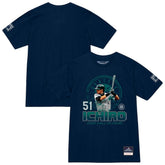Ichiro Suzuki Seattle Mariners Mitchell & Ness Hall of Fame Hitter T-Shirt for sale