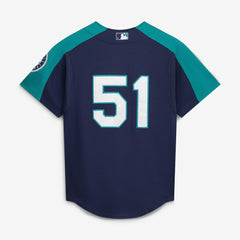 Ichiro Suzuki Seattle Mariners Mitchell & Ness 2006 Cooperstown Mesh Batting Practice Button-Up Jersey Lifestyle